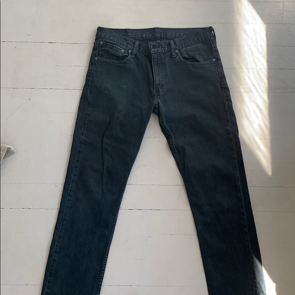 Black Levi brand jeans